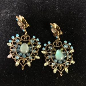 Vintage clip on earrings